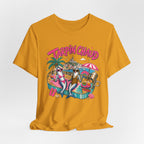 T-shirt – Tee-shirt graphique « Tarpin Chaud » ambiance tropicale plage