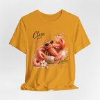 Relaxing Lobster Tee — "Close Your Eyes, Listen & Relax" Graphic T-Shirt