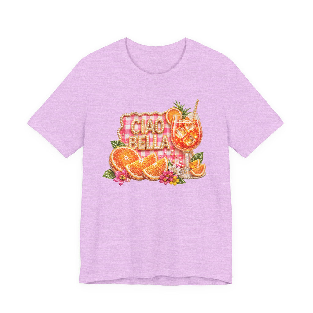 Ciao Bella Aperol Spritz Tee | Orange Cocktail Graphic Shirt