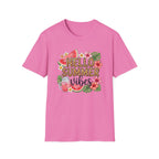 Hello Summer Vibes Watermelon Floral Leopard Print T-Shirt