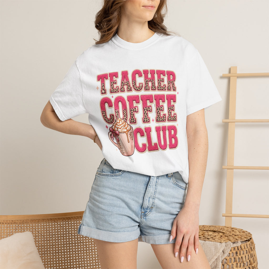 Teacher Coffee Club T-shirt | Coffee Mug Graphic, Teacher Apparel
