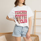 Teacher Coffee Club T-shirt | Coffee Mug Graphic, Teacher Tee