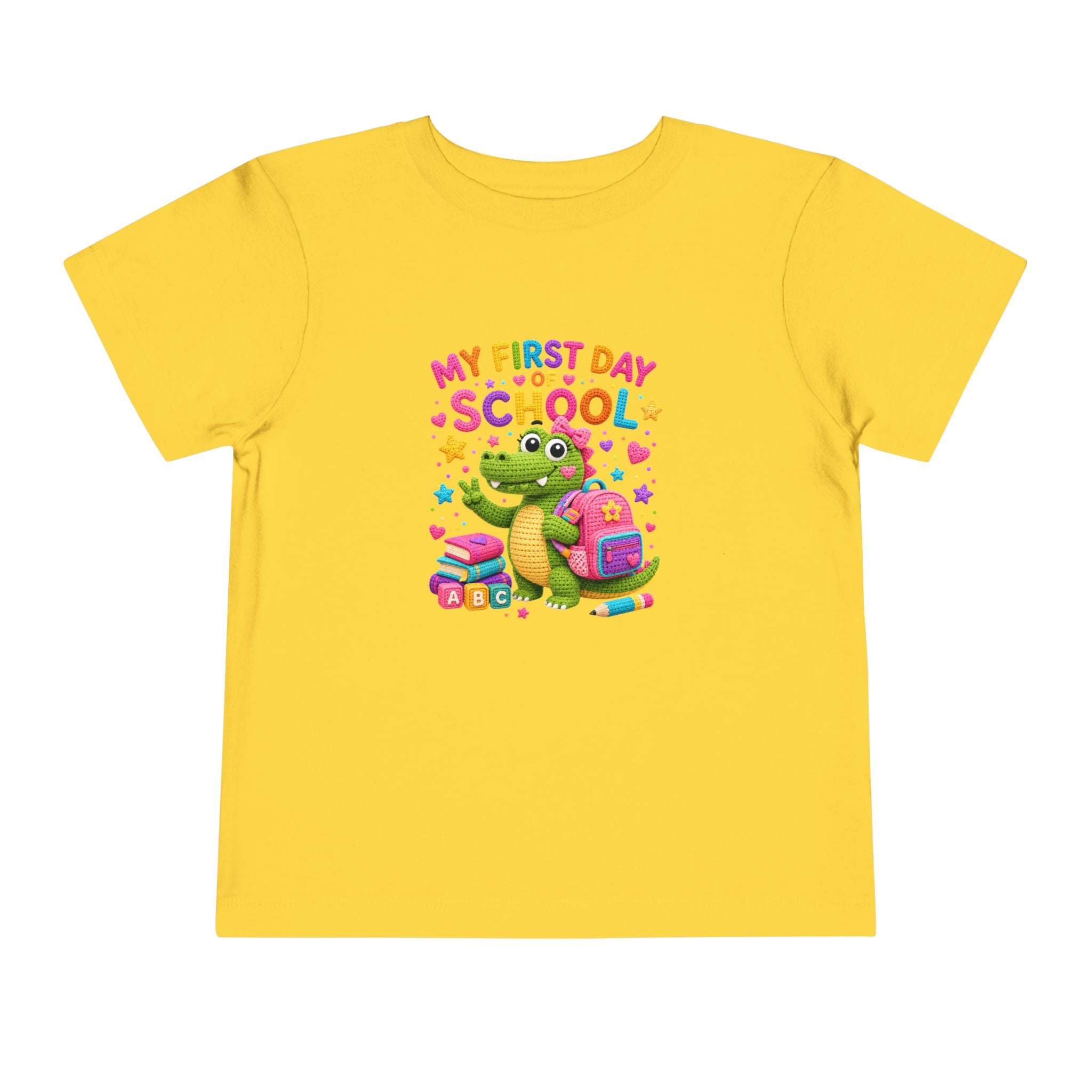 My First Day of School Alligator Toddler Tee | Back-to-School Kids Shirt