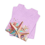 Colorful Starfish Tee | Beach Seashell Ocean Graphic Shirt
