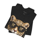 Leopard with Sunglasses Tee | Gold Chain Cheetah Graphic Shirt