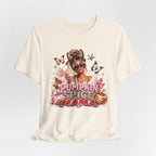 Pumpkin Spice Mama Tee | Cozy Fall Graphic T-Shirt for Women | Cute Autumn Coffee Lover Shirt