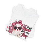 Cute Pink Ghost Halloween T-Shirt | Coquette Luxe