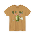 Matcha Latte T-Shirt | Iced Matcha Cup Graphic, Green Tea Tee