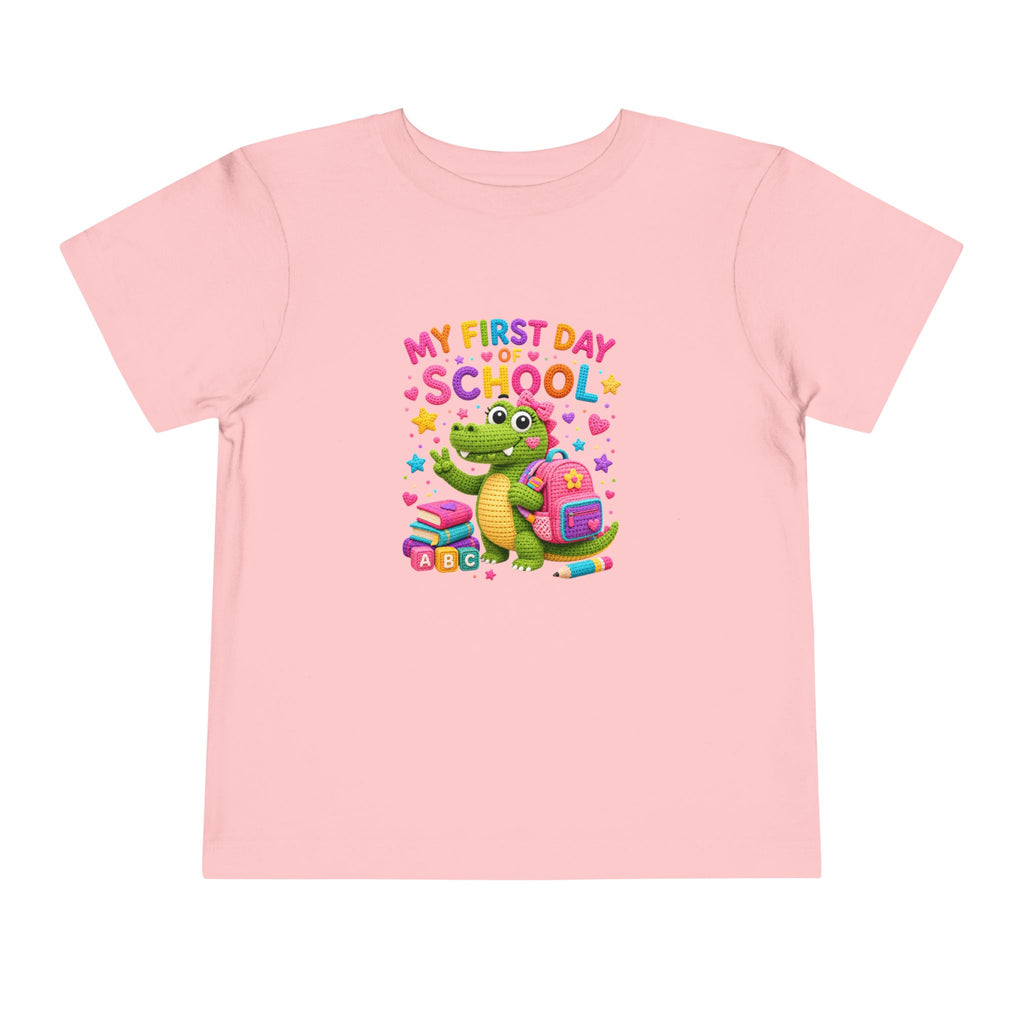 My First Day of School Alligator Toddler Tee | Back-to-School Kids Shirt
