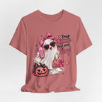 Cute Pink Ghost Halloween T-Shirt | Coquette Luxe