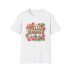 Hello Summer Vibes Watermelon Floral Leopard Print T-Shirt