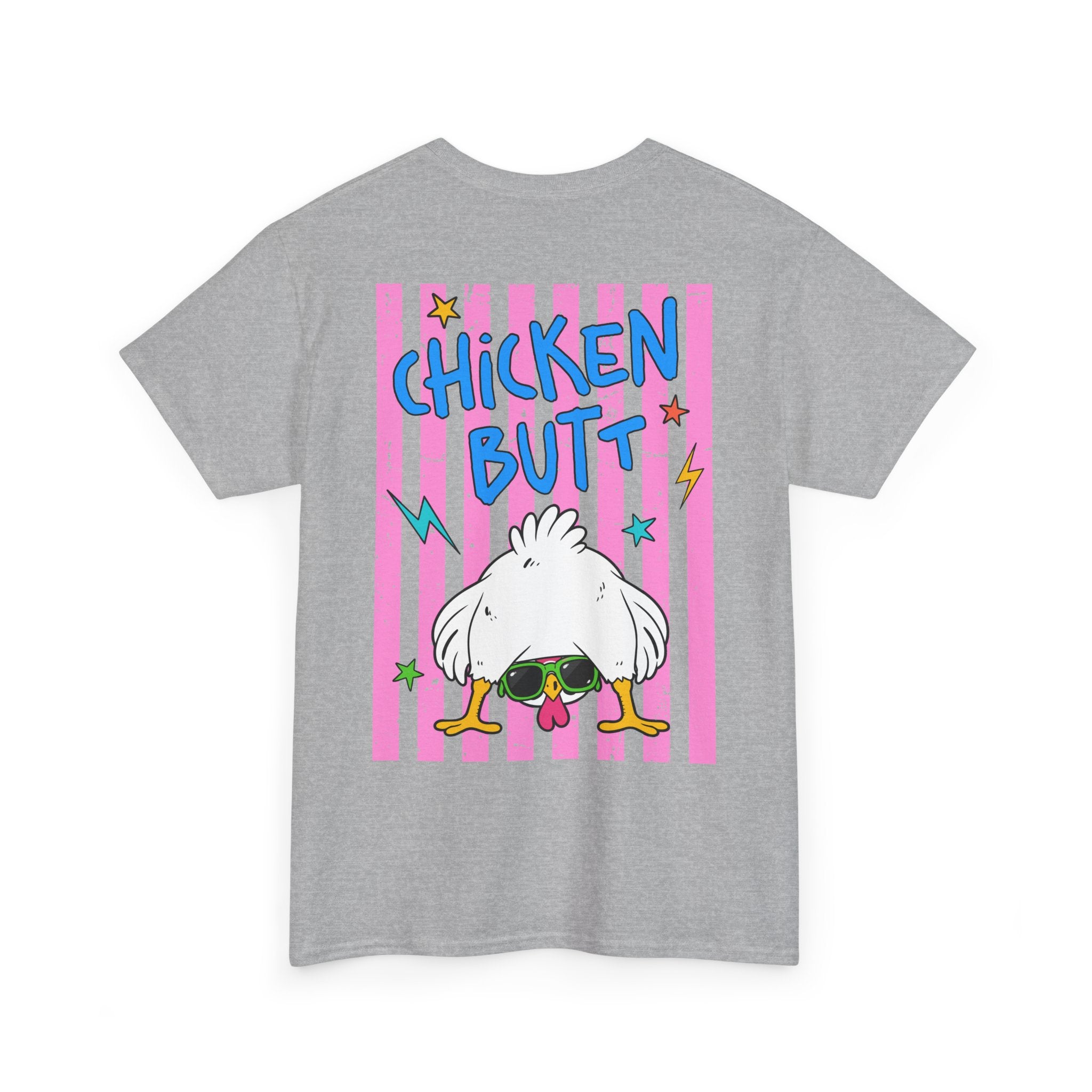 Guess What Chicken Butt Tee | Funny Chicken Graphic Shirt