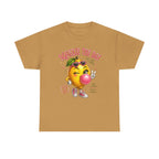 Squeeze The Day Lemon Graphic Tee | Retro Cartoon Fruit Shirt