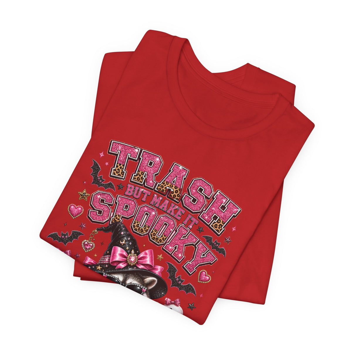 Trash Spooky Tee — Cute Raccoon Halloween Pumpkin Shirt