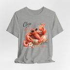 Relaxing Lobster Tee — "Close Your Eyes, Listen & Relax" Graphic T-Shirt