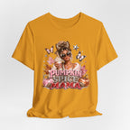 Pumpkin Spice Mama Tee | Cozy Fall Graphic T-Shirt for Women | Cute Autumn Coffee Lover Shirt