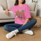 Hello Summer Vibes Watermelon Floral Leopard Print T-Shirt