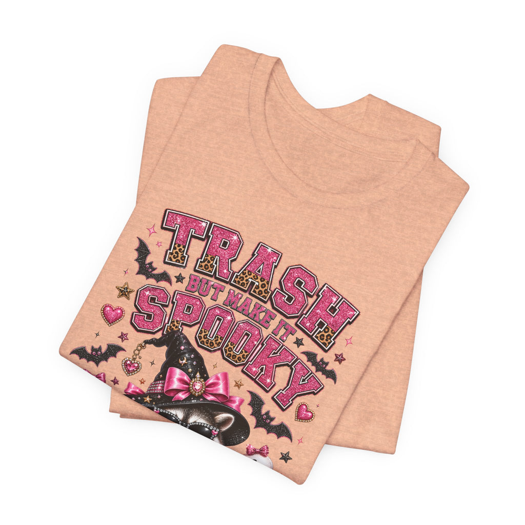 Trash Spooky Tee — Cute Raccoon Halloween Pumpkin Shirt