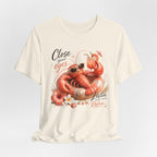 Relaxing Lobster Tee — "Close Your Eyes, Listen & Relax" Graphic T-Shirt