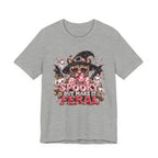 Spooky But Make It Feral Tee — Cute Witch Cat Halloween T-Shirt