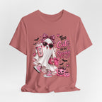 Cute Ghost Halloween T-Shirt | Too Cute to Be Spooky | Coquette Luxe