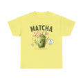 Matcha Latte T-Shirt | Iced Matcha Cup Graphic, Green Tea Illustration
