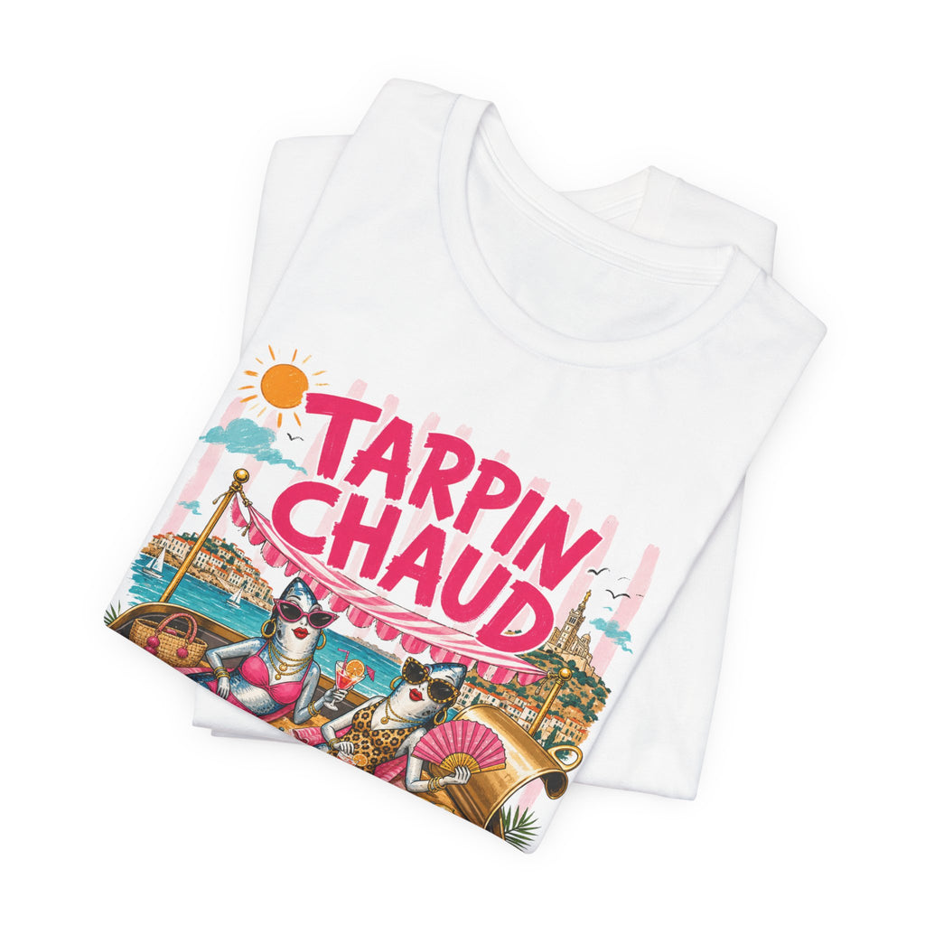 Tarpin Chaud | T-shirt Marrant Sardines de Marseille | T-shirt d'été Côte d'Azur