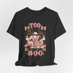 Too Glam To Give A Boo Halloween Tee — Pink Glamorous Costume Shirt