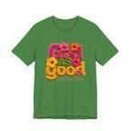 God Is Good all the time T-Shirt | Floral Retro Typography