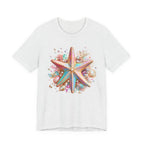 Colorful Starfish Tee | Beach Seashell Ocean Graphic Shirt