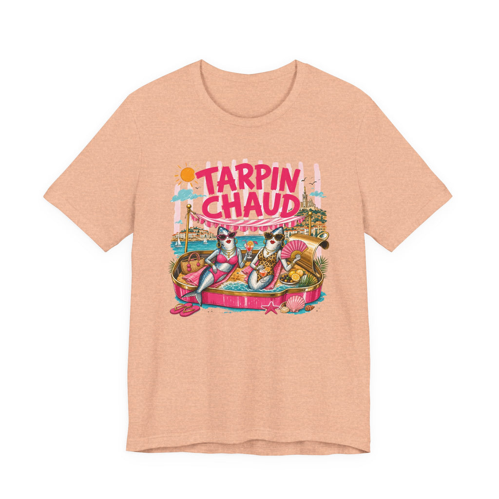 Tarpin Chaud | T-shirt Marrant Sardines de Marseille | T-shirt d'été Côte d'Azur