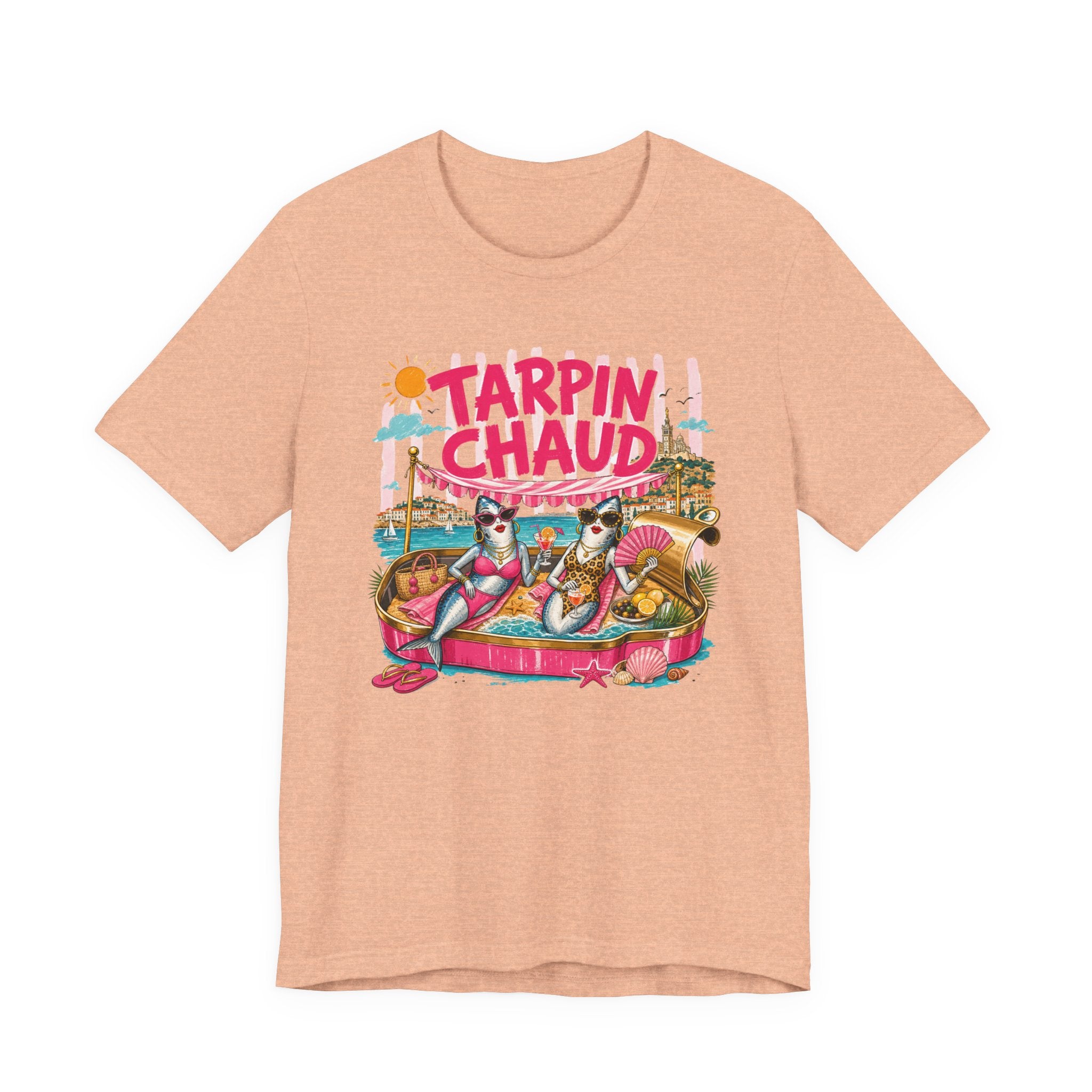 Tarpin Chaud | T-shirt Marrant Sardines de Marseille | T-shirt d'été Côte d'Azur