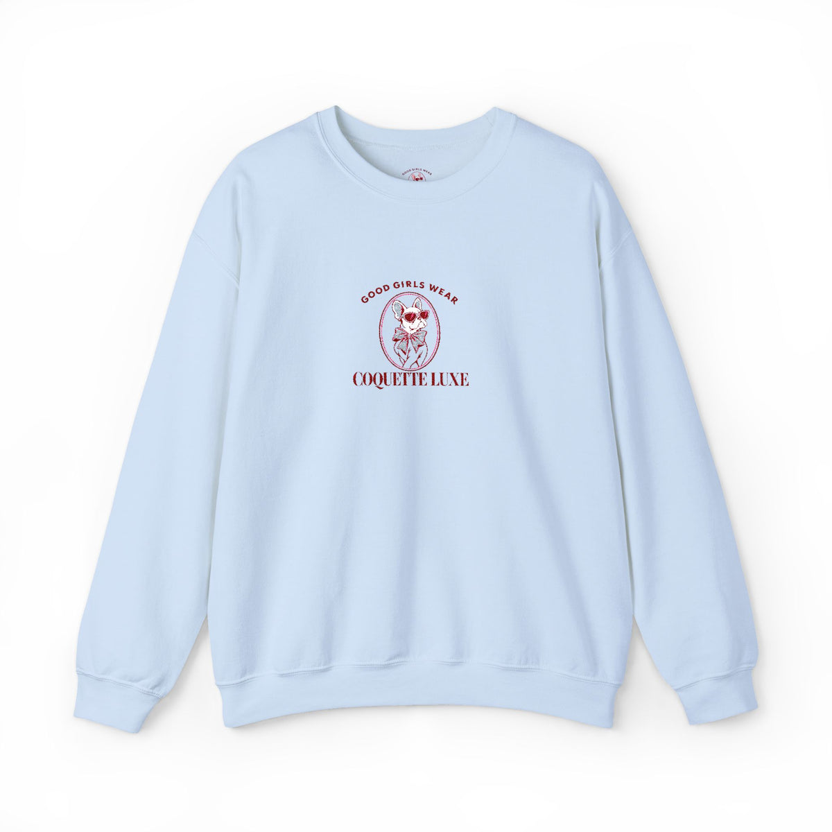 Comfort Crewneck Sweatshirt with 'Coquette Maine' Floral Graphic
