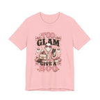 Too Glam To Give A Boo Halloween Tee — Pink Glamorous Costume Shirt