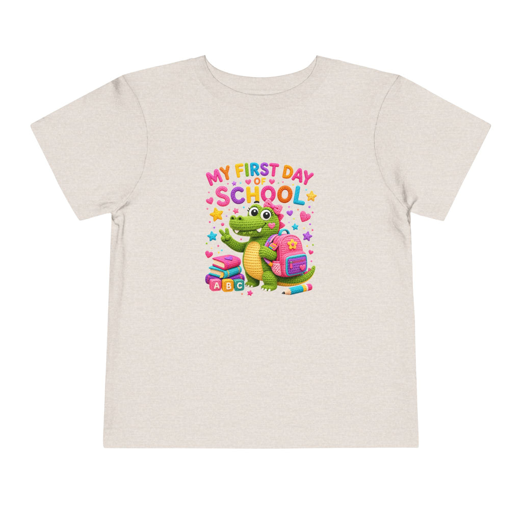 My First Day of School Alligator Toddler Tee | Back-to-School Kids Shirt
