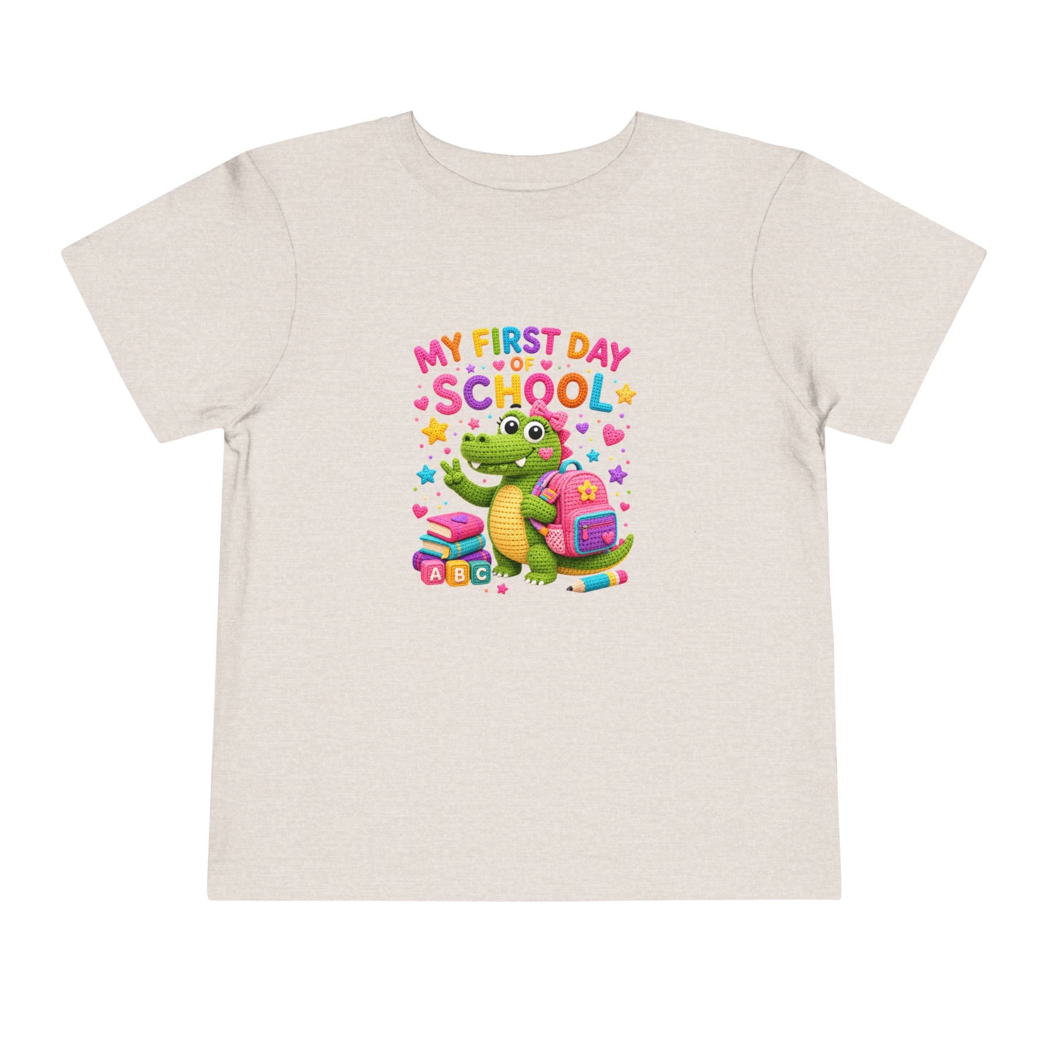 My First Day of School Alligator Toddler Tee | Back-to-School Kids Shirt