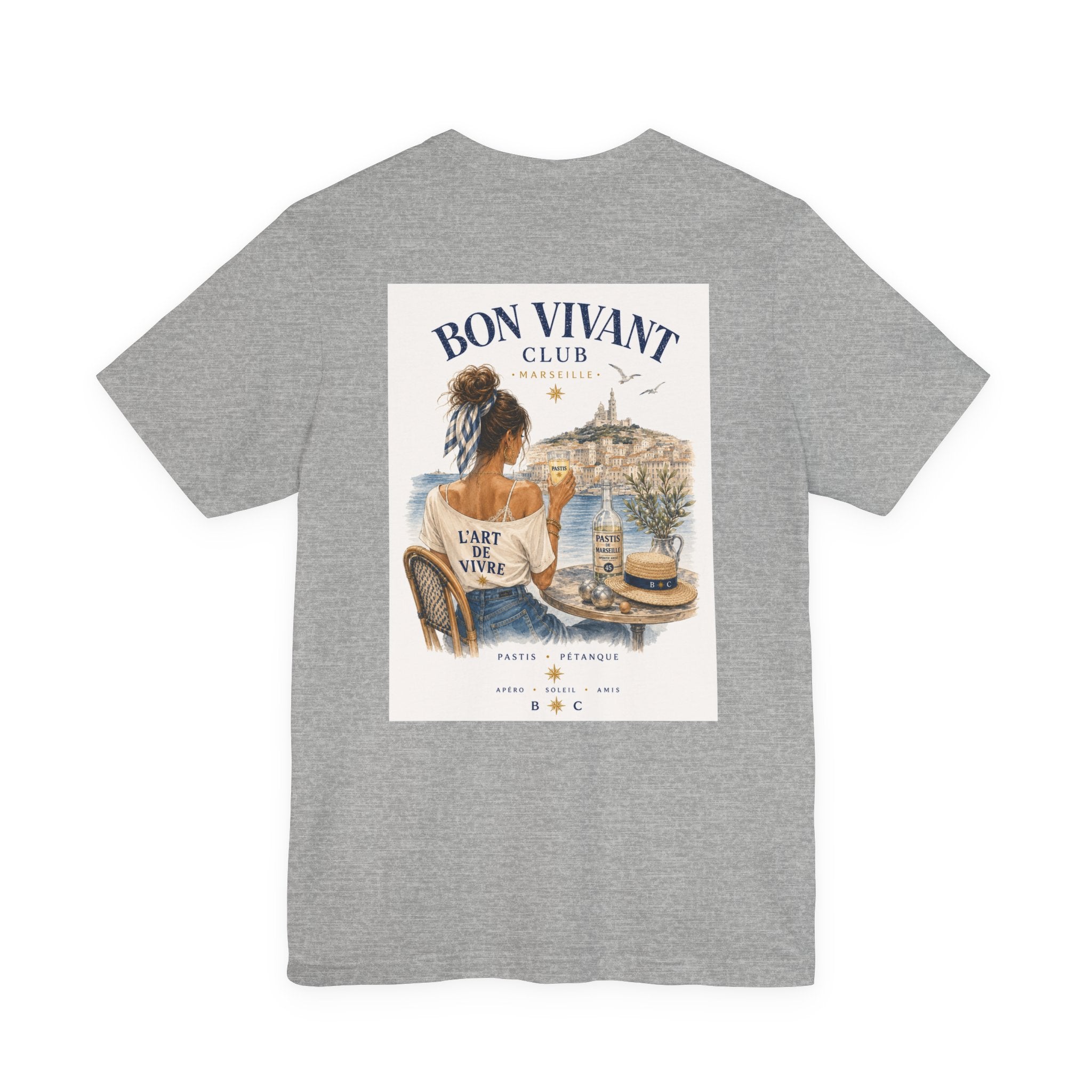 Bon Vivant Club Tee — "L'Art de Vivre à Marseille" – Pastis & Pétanque