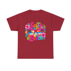 Salty Beach sunglasses floral design T-Shirt | tropical summer vibes