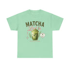 Matcha Latte T-Shirt | Iced Matcha Cup Graphic, Green Tea Tee