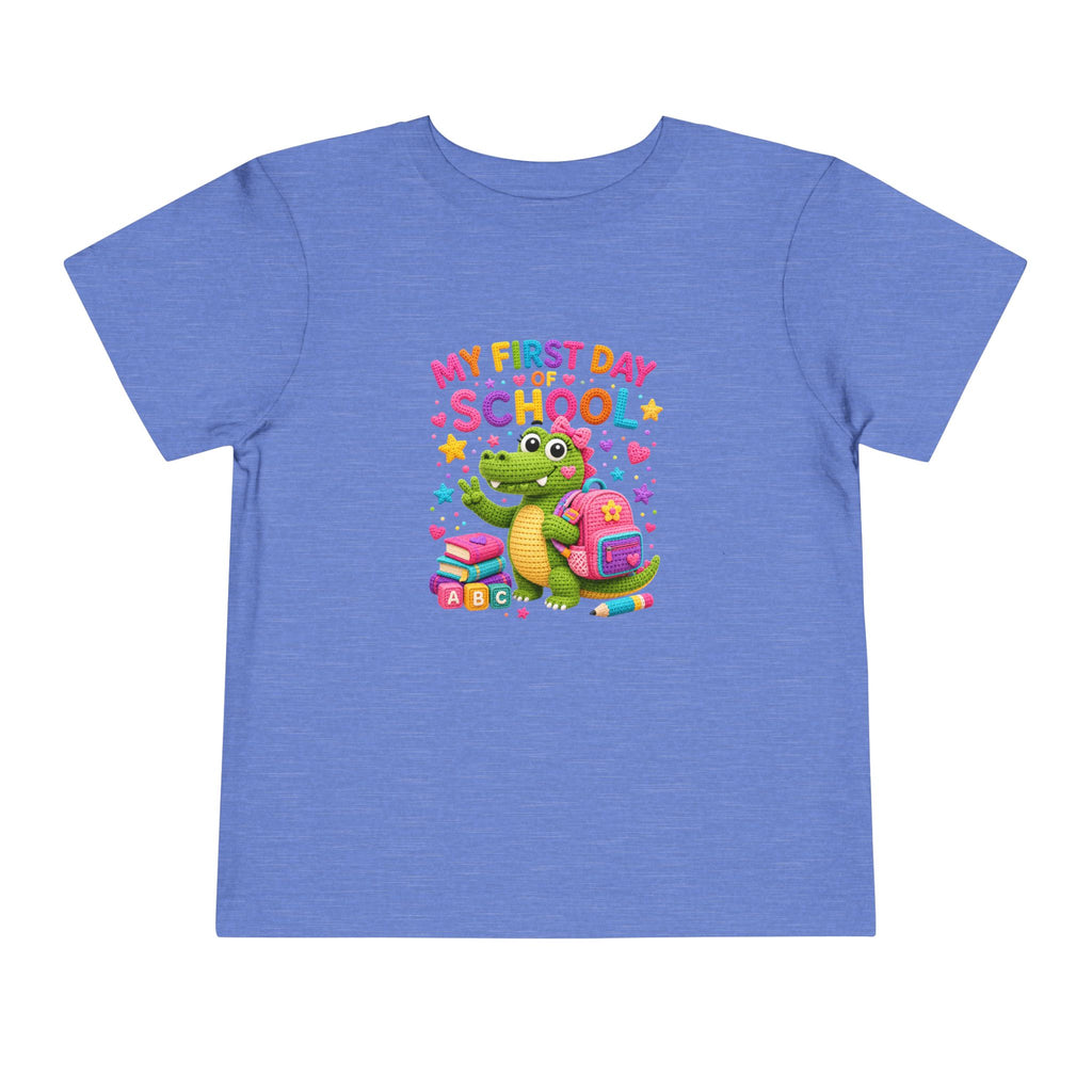My First Day of School Alligator Toddler Tee | Back-to-School Kids Shirt