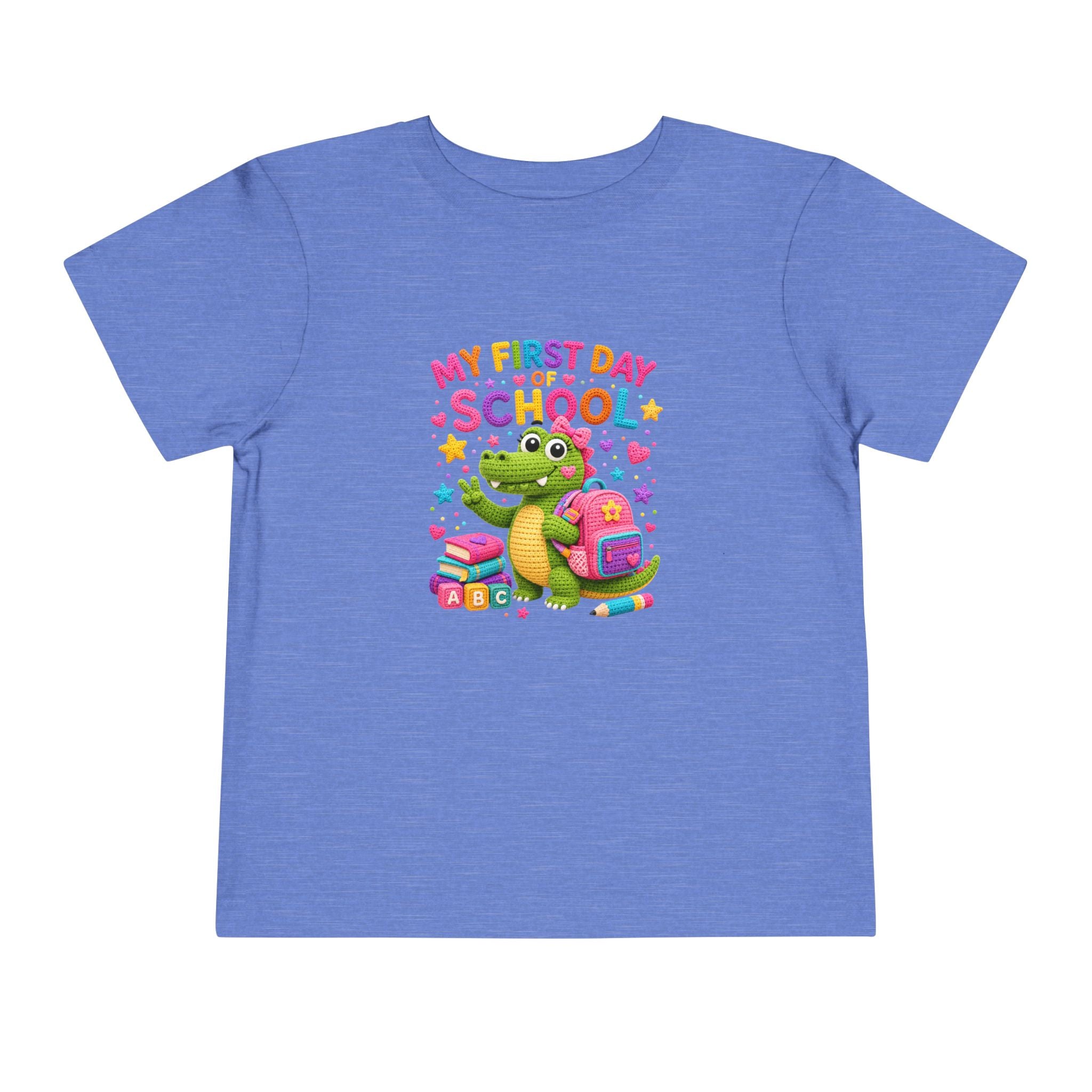 My First Day of School Alligator Toddler Tee | Back-to-School Kids Shirt