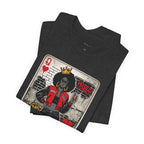 Queen of Hearts Playing Card Tee | Retro Street Art Queen, Love Hearts Design