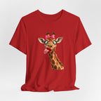 Funny Giraffe Tongue Tee — Cute Animal Graphic T-Shirt