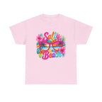 Salty Beach sunglasses floral design T-Shirt | tropical summer vibes