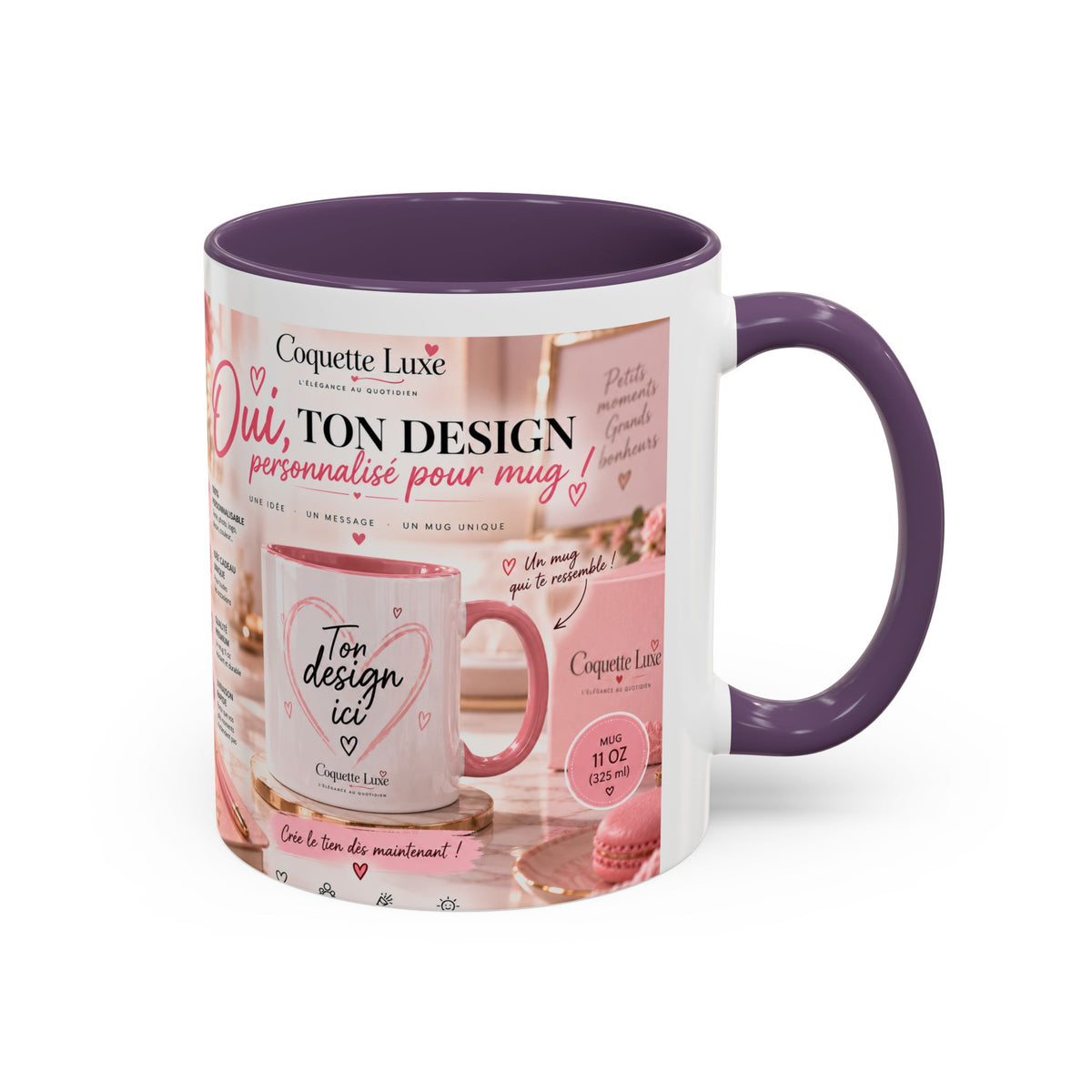 Personalized Coffee Mug — Custom Design, Photo & Name | 11oz