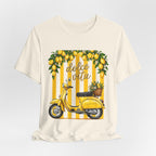 Dolce Vita Lemon Scooter Tee — Vintage Italian Vespa Graphic T-Shirt