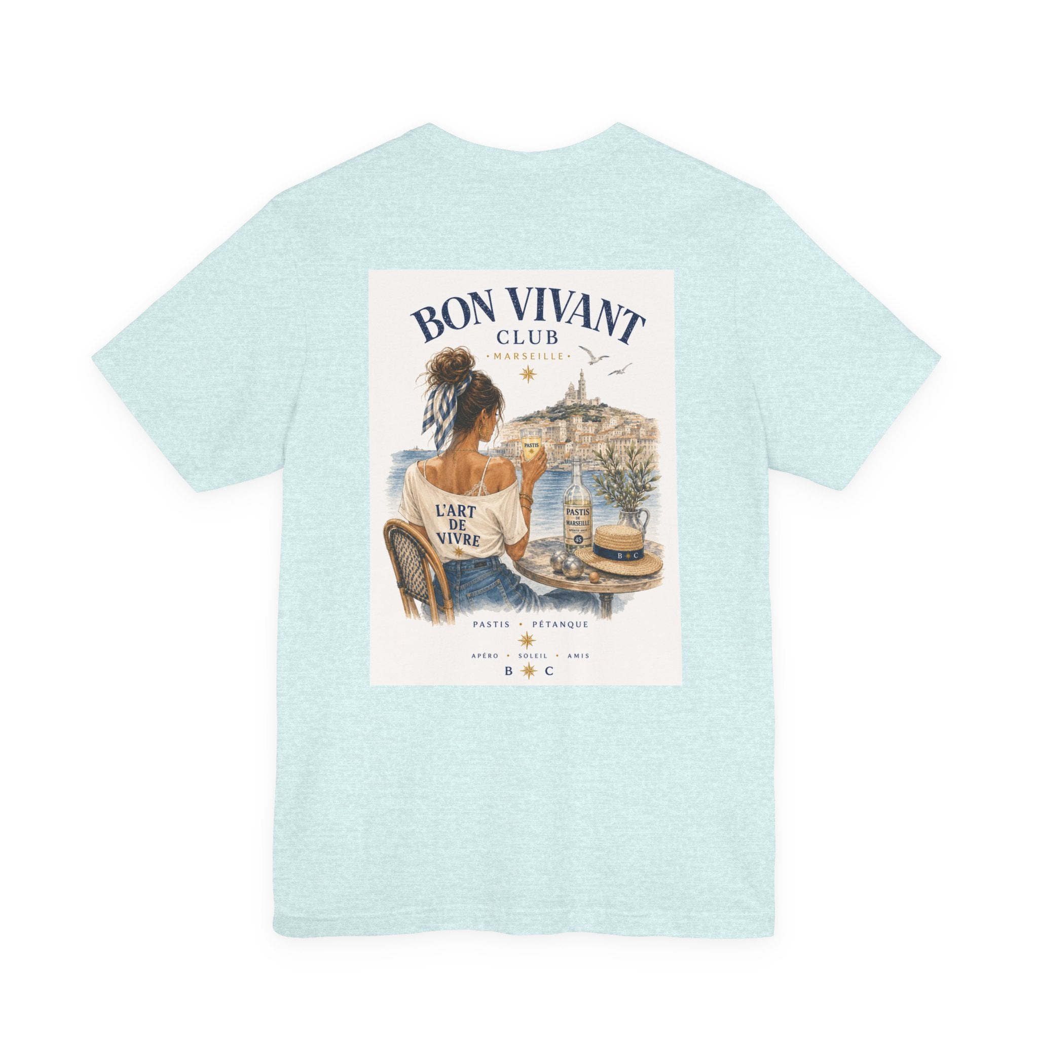 Bon Vivant Club Tee — "L'Art de Vivre à Marseille" – Pastis & Pétanque