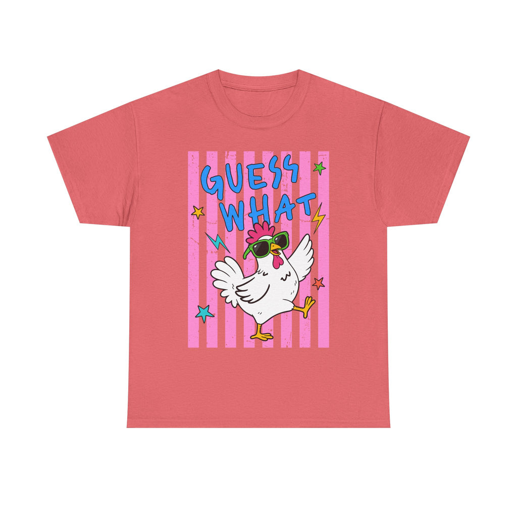 Guess What Chicken Butt Tee | Funny Chicken Graphic Shirt