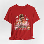 Pumpkin Spice Mama Tee | Cozy Fall Graphic T-Shirt for Women | Cute Autumn Coffee Lover Shirt