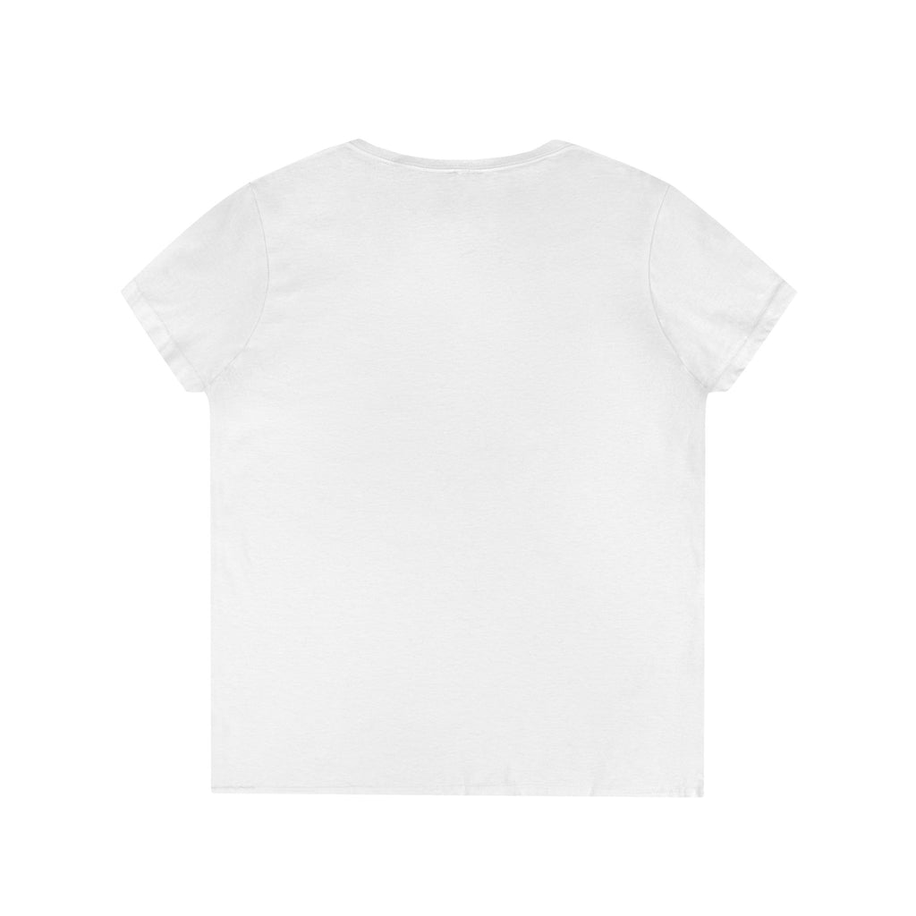 T-shirt Cœur léopard drapeau américain | Tee-shirt patriotique col en V